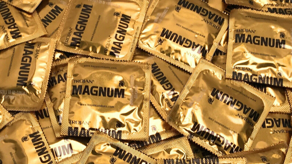 Magnum Condom wrappers